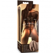Коричневый мастубратор-вагина Nicole s Kitty - Blush Novelties - в Новороссийске купить с доставкой