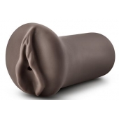 Коричневый мастубратор-вагина Nicole s Kitty - Blush Novelties - в Новороссийске купить с доставкой