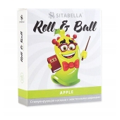 Стимулирующий презерватив-насадка Roll   Ball Apple - Sitabella - купить с доставкой в Новороссийске