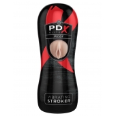Мастурбатор-вагина Vibrating Pussy Stroker с вибрацией - Pipedream - в Новороссийске купить с доставкой