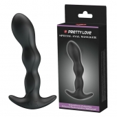 Черный анальный стимулятор простаты с вибрацией Special Anal Massager - 14,5 см. - Baile - в Новороссийске купить с доставкой