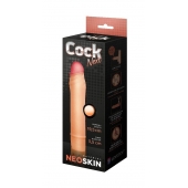 Телесная насадка-удлинитель из неоскин - 19,5 см. - LOVETOY (А-Полимер) - в Новороссийске купить с доставкой
