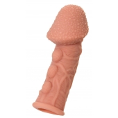 Насадка на фаллос с пузыриками, венками и ребристостью KOKOS Extreme Sleeve 09 - 12,7 см. - KOKOS - в Новороссийске купить с доставкой