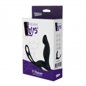 Черный вибромассажер простаты P-PLEASER W ERECTION ENHANCE - Dream Toys - в Новороссийске купить с доставкой