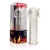 Закрытая прозрачная насадка на пенис Crystal Sleeve Faraon - 13,5 см. - Erowoman-Eroman - в Новороссийске купить с доставкой