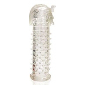 Закрытая прозрачная насадка на пенис Crystal Sleeve Faraon - 13,5 см. - Erowoman-Eroman - в Новороссийске купить с доставкой