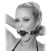 Черный кляп с дырочками Breathable Ball Gag - Pipedream - купить с доставкой в Новороссийске