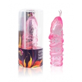 Закрытая рельефная насадка Crystal sleeve snakes в виде змеи с усиками - 14 см. - Erowoman-Eroman - в Новороссийске купить с доставкой