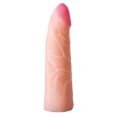 Фаллическая насадка на трусики харнесс - 17,5 см. - LOVETOY (А-Полимер) - купить с доставкой в Новороссийске