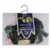 Черный пояс-трусики с двумя насадками Soft-Dolli - 16,5 и 10,5 см. - LOVETOY (А-Полимер) - купить с доставкой в Новороссийске