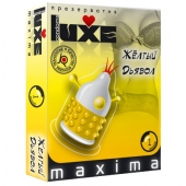 Презерватив LUXE Maxima  Желтый дьявол  - 1 шт. - Luxe - купить с доставкой в Новороссийске