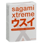 Ультратонкие презервативы Sagami Xtreme SUPERTHIN - 3 шт. - Sagami - купить с доставкой в Новороссийске