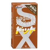 Презервативы Sagami Xtreme FEEL UP с точечной текстурой и линиями прилегания - 10 шт. - Sagami - купить с доставкой в Новороссийске