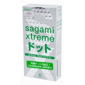 Презервативы Sagami Xtreme Type-E с точками - 10 шт. - Sagami - купить с доставкой в Новороссийске