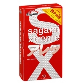 Утолщенные презервативы Sagami Xtreme Feel Long с точками - 10 шт. - Sagami - купить с доставкой в Новороссийске