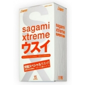 Ультратонкие презервативы Sagami Xtreme SUPERTHIN - 15 шт. - Sagami - купить с доставкой в Новороссийске