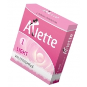 Ультратонкие презервативы Arlette Light - 3 шт. - Arlette - купить с доставкой в Новороссийске