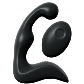 Черный вибромассажер простаты с пультом ДУ Control P-Spot Pro - Pipedream - в Новороссийске купить с доставкой
