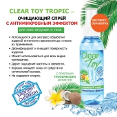 Очищающий спрей для игрушек CLEAR TOY Tropic - 100 мл. - Биоритм - купить с доставкой в Новороссийске