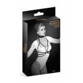 Черная упряжь на грудь Julia - Bijoux Pour Toi - купить с доставкой в Новороссийске
