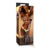 Коричневый мастурбатор-ротик Heather - Blush Novelties - в Новороссийске купить с доставкой