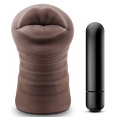 Коричневый мастурбатор-ротик Renee - Blush Novelties - в Новороссийске купить с доставкой