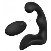 Черный вибромассажер простаты REMOTE BOOTY PLEASER - Dream Toys - в Новороссийске купить с доставкой