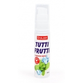 Гель-смазка Tutti-frutti со вкусом сладкой мяты - 30 гр. - Биоритм - купить с доставкой в Новороссийске