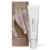Гель для мастурбации с ароматом кокоса Slow Sex Finger Play Gel - 30 мл. - Bijoux Indiscrets - купить с доставкой в Новороссийске