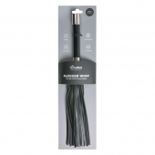Черная плеть Easytoys Flogger With Metal Grip - 38 см. - Easy toys - купить с доставкой в Новороссийске