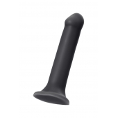 Черный фаллос на присоске Silicone Bendable Dildo XL - 20 см. - Strap-on-me - купить с доставкой в Новороссийске