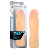 Телесная насадка-удлинитель на пенис PERFORMANCE 1.5INCH COCK XTENDER - 16 см. - Blush Novelties - в Новороссийске купить с доставкой