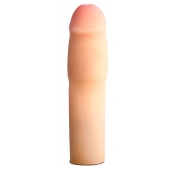 Телесная насадка-удлинитель на пенис PERFORMANCE 1.5INCH COCK XTENDER - 16 см. - Blush Novelties - в Новороссийске купить с доставкой