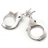 Металлические наручники Metal Handcuffs - Fifty Shades of Grey - купить с доставкой в Новороссийске