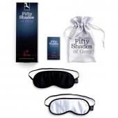 Набор из двух масок на глаза Soft Blindfold Twin Pack - Fifty Shades of Grey - купить с доставкой в Новороссийске