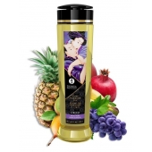Массажное масло Libido Exotic Fruits с ароматом экзотических фруктов - 240 мл. - Shunga - купить с доставкой в Новороссийске