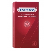 Презервативы Torex  Сладкая любовь  с ароматом клубники - 12 шт. - Torex - купить с доставкой в Новороссийске