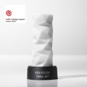 Белый 3D мастурбатор POLYGON - Tenga - в Новороссийске купить с доставкой