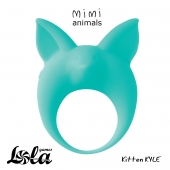 Зеленое эрекционное кольцо Kitten Kyle - Lola Games - в Новороссийске купить с доставкой
