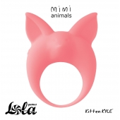 Оранжевое эрекционное кольцо Kitten Kyle - Lola Games - в Новороссийске купить с доставкой