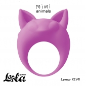 Фиолетовое эрекционное кольцо Lemur Remi - Lola Games - в Новороссийске купить с доставкой