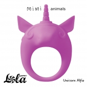 Фиолетовое эрекционное кольцо Unicorn Alfie - Lola Games - в Новороссийске купить с доставкой