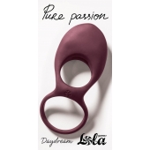 Бордовое эрекционное виброкольцо Daydream - Lola Games - в Новороссийске купить с доставкой