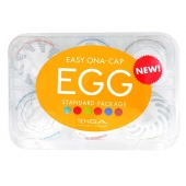 Набор из 6 мастурбаторов Tenga EGG Easy Beat с различным рельефом - Tenga - в Новороссийске купить с доставкой