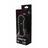 Черная веревка для шибари DELUXE BONDAGE ROPE - 5 м. - Dream Toys - купить с доставкой в Новороссийске