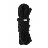 Черная веревка для шибари DELUXE BONDAGE ROPE - 5 м. - Dream Toys - купить с доставкой в Новороссийске