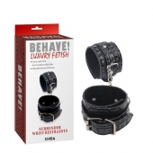 Черные наручники Surrender Wrist Restraints - Chisa - купить с доставкой в Новороссийске