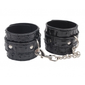 Черные наручники Surrender Wrist Restraints - Chisa - купить с доставкой в Новороссийске