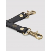 Черный фиксатор для манжет Bound to You Faux Leather Hogtie - Fifty Shades of Grey - купить с доставкой в Новороссийске