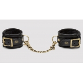 Черные наручники Bound to You Faux Leather Wrist Cuffs - Fifty Shades of Grey - купить с доставкой в Новороссийске